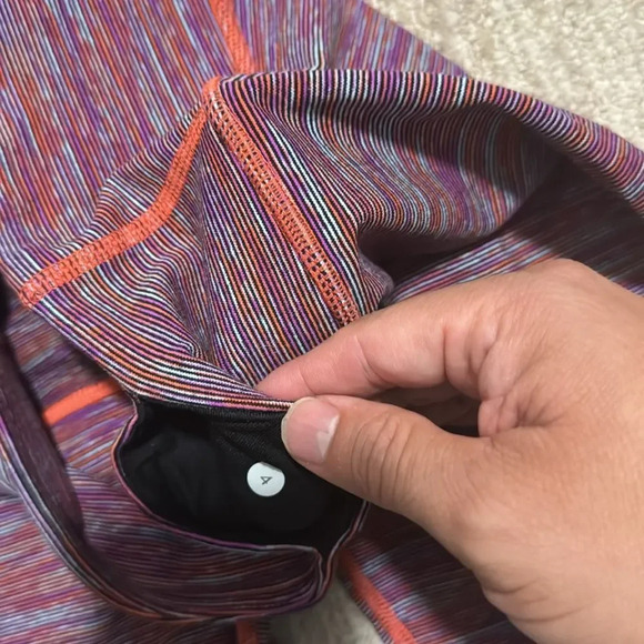 Lululemon Wunder Under Crop Leggings Luon Woman's Size 4 Wee Are from Space - Picture 5 of 8